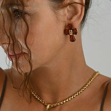 Винтаж ручной работы. Ярмарка Мастеров - ручная работа Винтаж: Клипсы от GIVENCHY. Handmade.