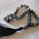 Classic beads made of natural agate veins of the Dragon. Rosary. Rimliana - the breath of the nature. My Livemaster. Фото №5