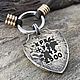 Medallion-amulet for a dog with a rotifer and battle axes. Badges. woofworkshop-ru. My Livemaster. Фото №4