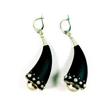 Украшения ручной работы. Ярмарка Мастеров - ручная работа Серьги с жемчугом. Handmade.