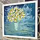 Order Oil painting snowdrops in a vase in a frame 'Spring' 30h30 cm. chuvstvo-pozitiva (chuvstvo-pozitiva). Livemaster. . Pictures Фото №3