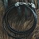Order Leather cord braided 'Wolves' (4 mm). h-a-n--t-e-r. Livemaster. . Folk decorations Фото №3