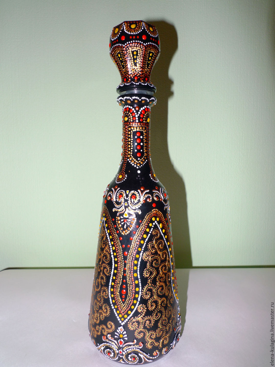 Decanter glass 'Oriental night', Decanters, Moscow,  Фото №1