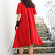 Платье "Spring Half in Red" D0027. Платья. Fraktura     Ольга и Мария. Ярмарка Мастеров.  Фото №6