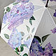 Women's umbrella with hand-painted 'lilac', Umbrellas, St. Petersburg,  Фото №1
