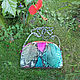 Handbag made of Python FIORNE. Classic Bag. Exotic Workshop Python Fashion. Online shopping on My Livemaster.  Фото №2