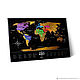 Scratch mapa del mundo Travel map Black World. Decor. mybestbox (Mybestbox). Интернет-магазин Ярмарка Мастеров.  Фото №2