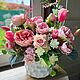 Искусственные цветы. Вазы. buket.buffet.decor/ Lana R. Ярмарка Мастеров.  Фото №4