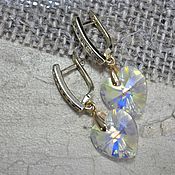 Украшения handmade. Livemaster - original item Earrings with crystals 