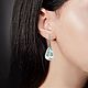 Серьги с барочным жемчугом. Серьги классические. SILVER MODA. Интернет-магазин Ярмарка Мастеров.  Фото №2