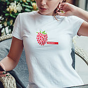 Одежда handmade. Livemaster - original item Mikey: Women`s t shirt Berry Raspberry. Handmade.