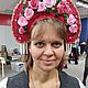 Kokoshnik in Russian style. Folk decorations. Handmade. Online shopping on My Livemaster.  Фото №2