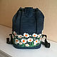 Denim handbag "Daisies", Backpacks, Kostroma,  Фото №1
