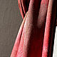 Палантин (шёлк) 50х189, ручное ткачество; арт 385. Палантины. Woven Sea • ручное ткачество. Ярмарка Мастеров.  Фото №4