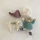 Pupa and Lamb. Lamb brooch. Wool. Miniature dolls. Stuffed Toys. benandlu. My Livemaster. Фото №4