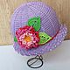 Cap-hat for girl "Chrysanthemum", Caps, Moscow,  Фото №1