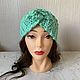 Knitted mint headbands, Bandage, Moscow,  Фото №1