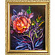 Painting rose 'SCARLET FLOWER' fantasy. Pictures. Art-terapiya Iriny Churinoj (irina-churina). Ярмарка Мастеров.  Фото №4
