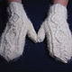 Women's knitted mittens Japonic butterflies, Mittens, Klin,  Фото №1