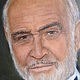 Portrait Of Sean Connery. Pictures. Винтаж, куклы , картины /dolls&paintings. My Livemaster. Фото №4