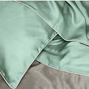 Для дома и интерьера handmade. Livemaster - original item Bed linen from the Tencel series with edging. Handmade.