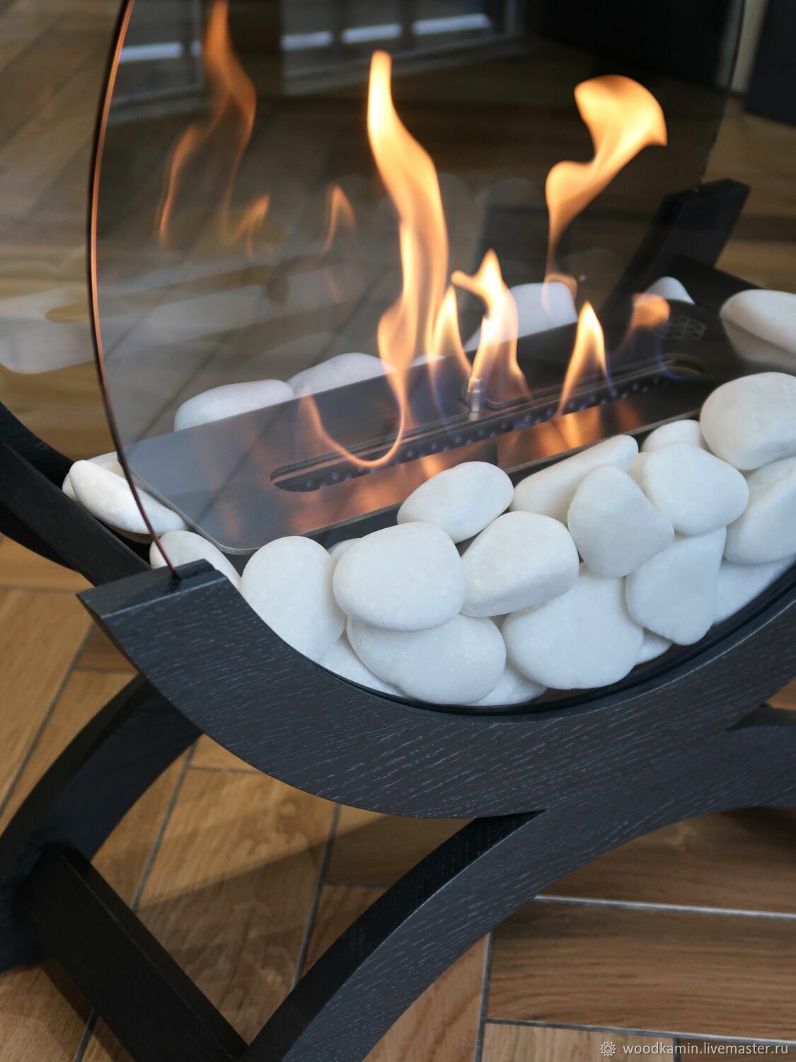 Bio fireplace outdoor Lounge oak "Black oak" купить на Ярмарке