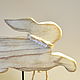 Кролик на подставке деревянный экостиль шебби-шик декор. Статуэтка. A G W O O D. Ярмарка Мастеров.  Фото №5