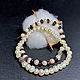 Bracelet of pearls and garnet, Bead bracelet, Moscow,  Фото №1