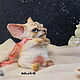 Teddy Animals: Kitten devon rex Chloe. Teddy Toys. Irina Fedi Toys creations. My Livemaster. Фото №5