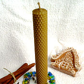 Сувениры и подарки handmade. Livemaster - original item Candle of honeycomb Gingerbread. Handmade.