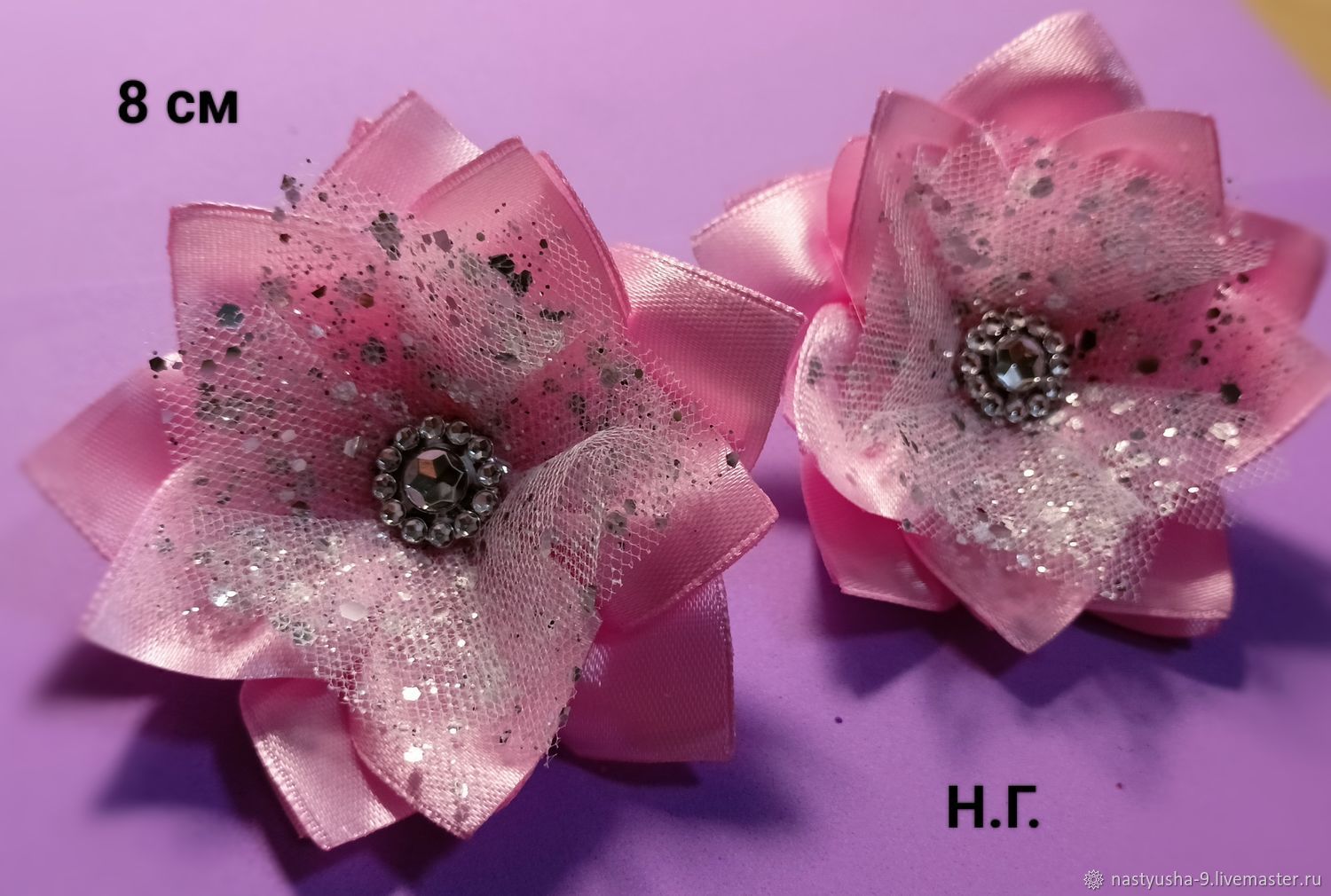 Бантики ,,Подснежники'' цена за пару в интернет-магазине Ярмарка ...