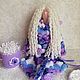Tilda Bath Angel Doll in lilac-Cotton swab holder, Tilda Dolls, Moscow,  Фото №1