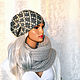 Stylish winter hat double women's ' Elina'. Caps. Natalie Wool -Art. My Livemaster. Фото №4