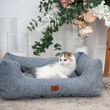 Лежанка для кота ➤ купить лежак для кошки в магазине Harley and Cho с доставкой по Киеву и Украине