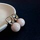 Classic earrings: with Majorcan pearls, Earrings, Rostov-on-Don,  Фото №1