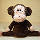 Anfisa the Monkey • Plush knitted toy. Stuffed Toys. Silent art (natmatre). My Livemaster. Фото №6