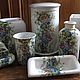 Винтаж: Антикварный набор в ванную комнату, Porcelaine de Paris, Франция. Предметы интерьера винтажные. Brocante chez Alla. Интернет-магазин Ярмарка Мастеров.  Фото №2