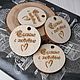 30 PCs. Wooden tags 3 cm for packaging, Box1, Voronezh,  Фото №1