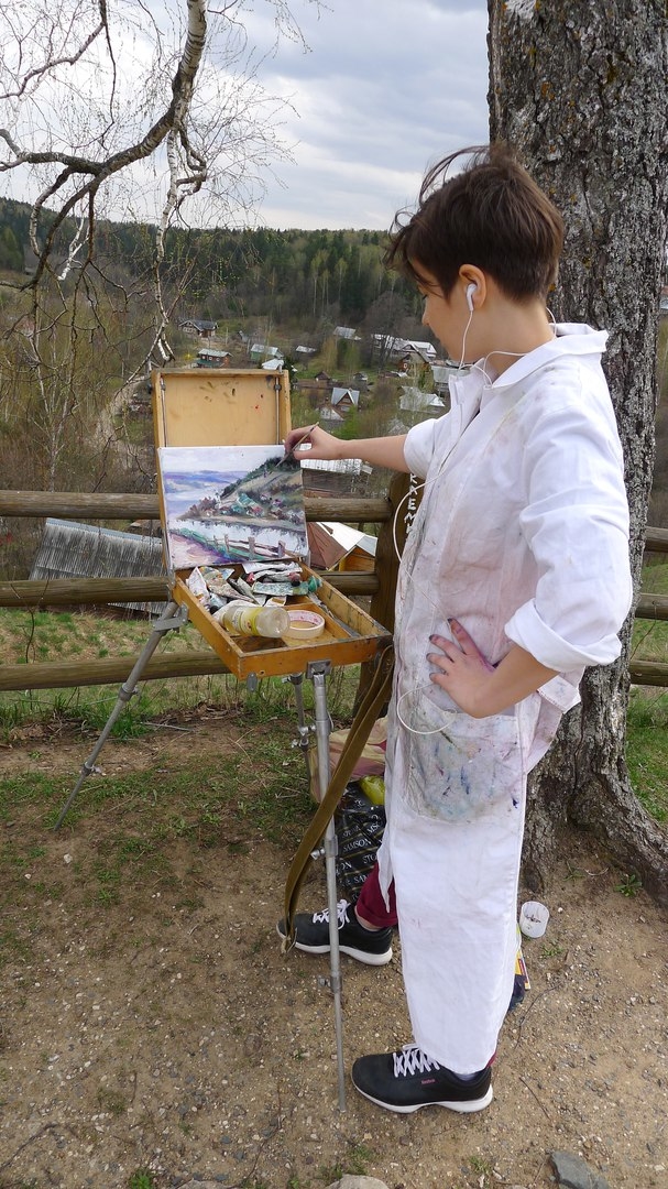 Пленэр в Плёсе