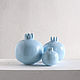 Set of ceramic blue garnets. Figurines. Hill & Mill. Online shopping on My Livemaster.  Фото №2