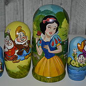 Русский стиль handmade. Livemaster - original item Dolls: Snow white and the dwarves. Handmade.