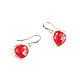 Earrings are red, bright little earrings 'Strawberry ice'. Earrings. Irina Moro. My Livemaster. Фото №4