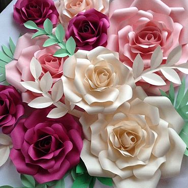Цветы из бумаги – купить в интернет-магазине Ярмарке Мастеров