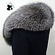 Fur detachable collar boa Fox fur TK-696. Collars. Mishan (mishan). My Livemaster. Фото №4