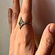 Кольцо 19 р-р с гранатом, серебро. Кольца. Miy-gems. Интернет-магазин Ярмарка Мастеров.  Фото №2