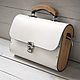 Leather women bag Big White Morocco. Classic Bag. Mart Bags (martbags). My Livemaster. Фото №4