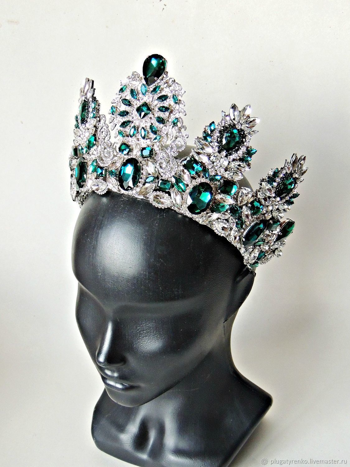 Корона-тиара для конкурса красоты - Miss Emerald на заказ в интернет ...