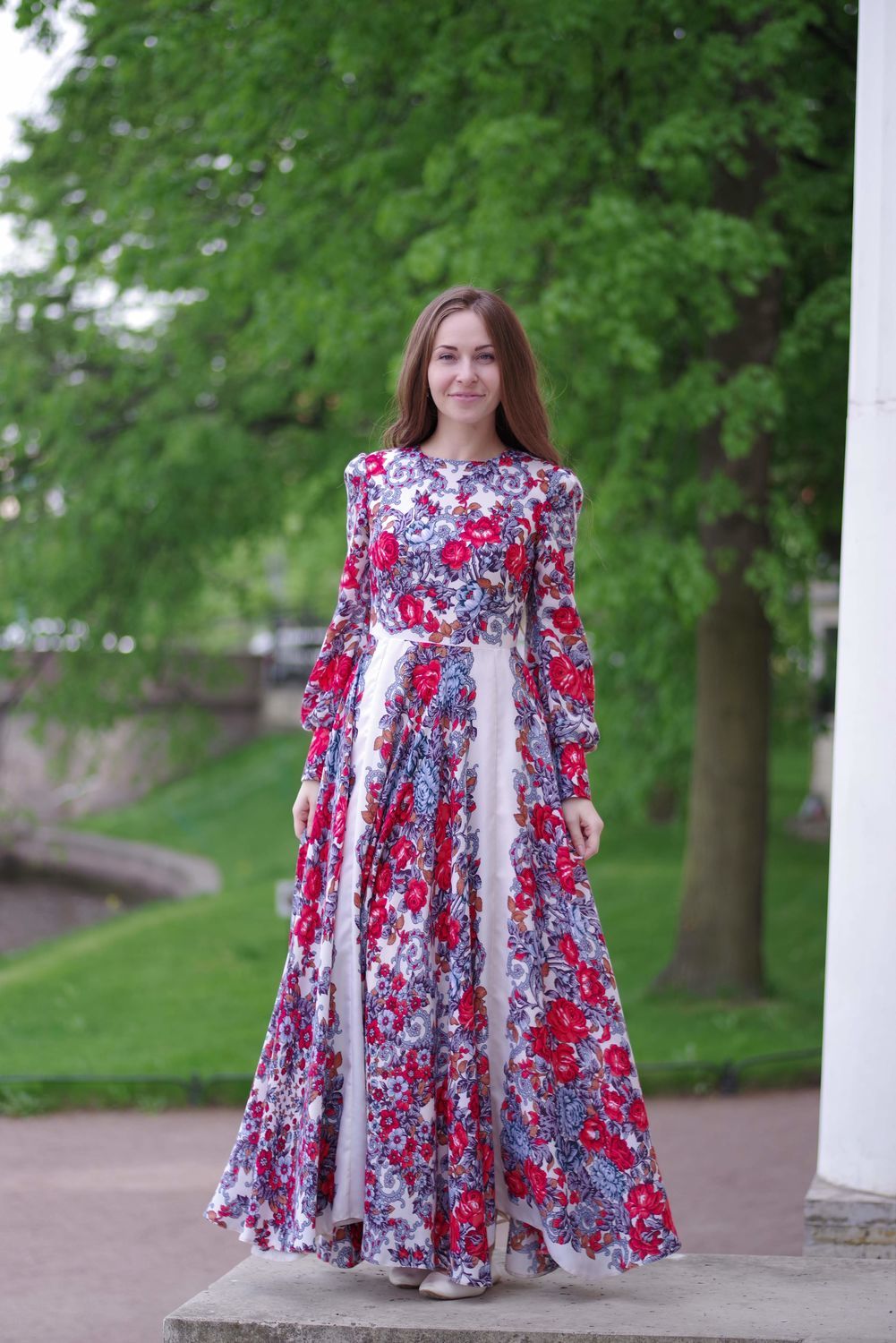 Платья из русских платков