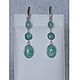 Серьги: Амазонит - Лазурные. Серьги классические. Светлана  Decor&Jewelry. Ярмарка Мастеров.  Фото №4