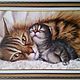 Picture of a cat and a kitten My baby 25*35 cm. Pictures. Ermolaeva Olesya. My Livemaster. Фото №4
